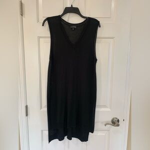 The Limited Black Sleeveless V-Neck Dress sz L